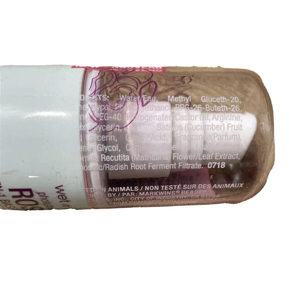 Wet n Wild PhotoFocus Rose 3-in-1 Primer Water 1.52 fl oz 1 Spray New Sealed